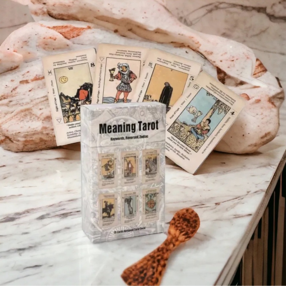 Beginner Tarot Cards with Meaning on It Keyword Tarot Deck Reversed Zodic New